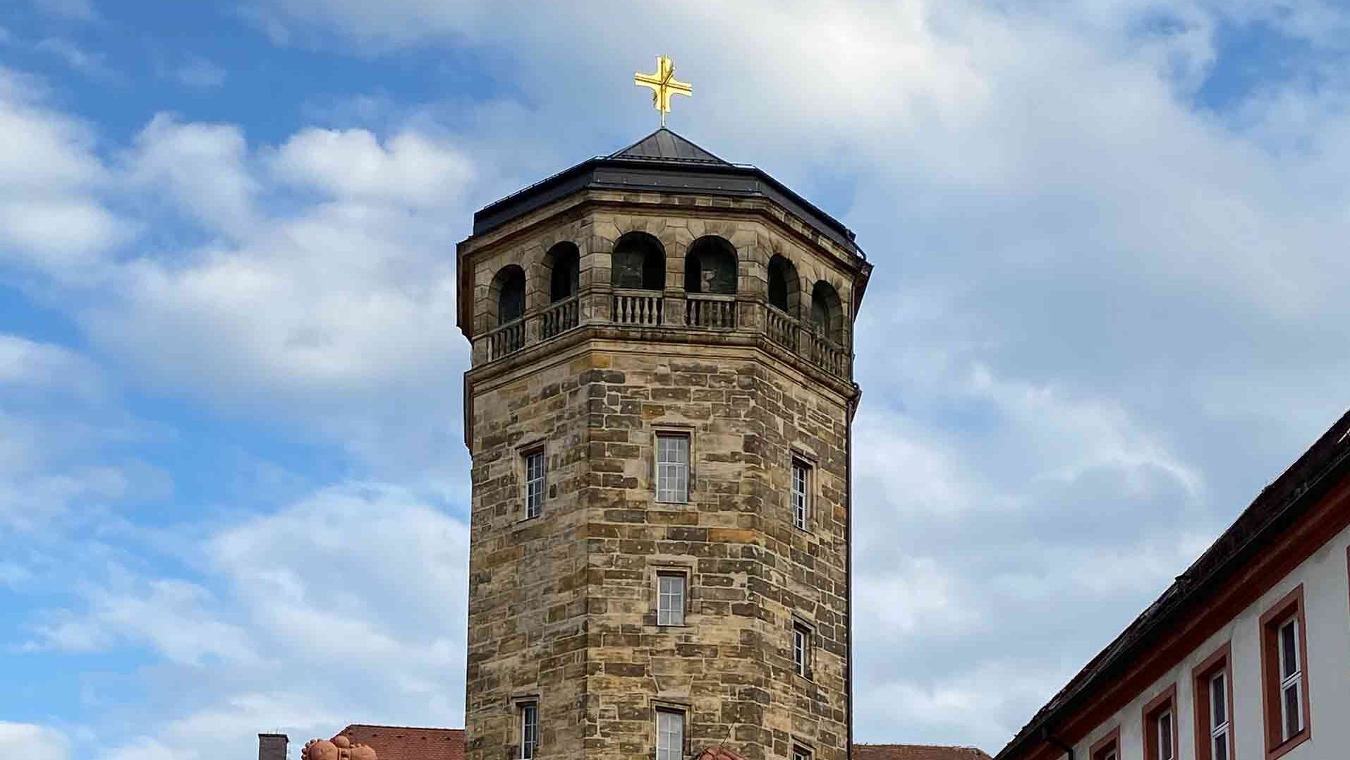 Sehenswürdigkeiten Bayreuth Ehrenhof mit Schlosskirche