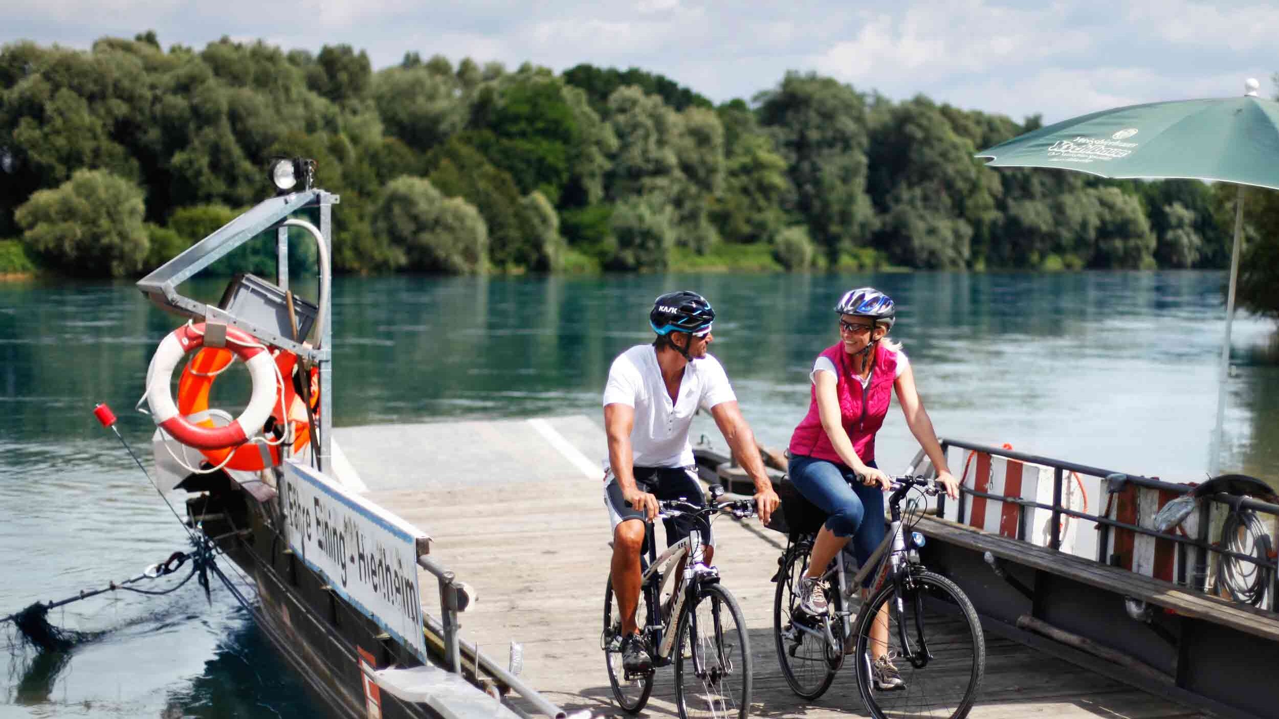 Fahrradtour in die Umgebung von Bad Gögging - Fähre Eining