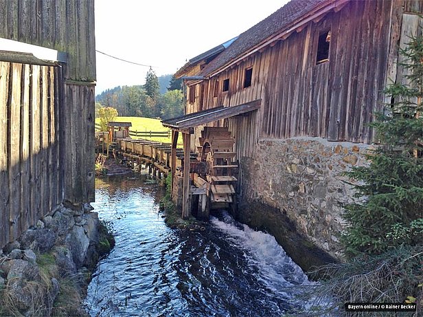 Historische Obermühle Säge in Fischen im Allgäu