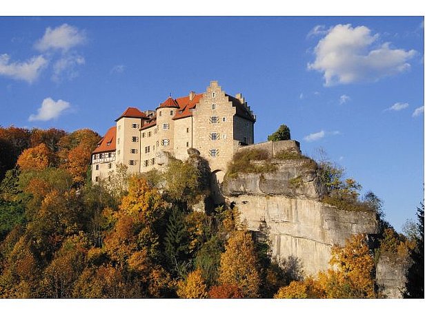 Burg Rabenstein im Ahorntal in der Fränkischen Schweiz.