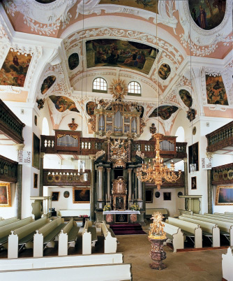 Ordenskirche Bayreuth Innenansicht