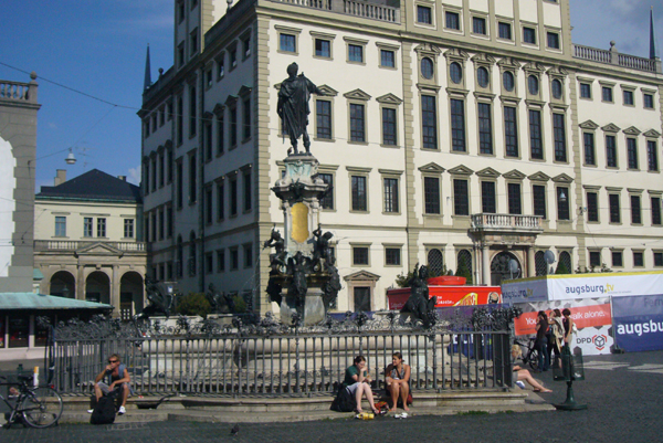 Augustusbrunnen in Augsburg