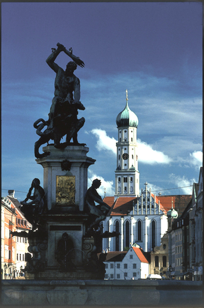 Herkulesbrunnen in Augsburg