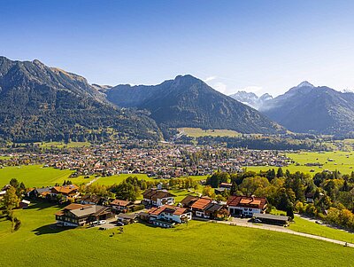 Oberstdorf Haus Oberstdorf Haus - Blick über Oberstdorf
