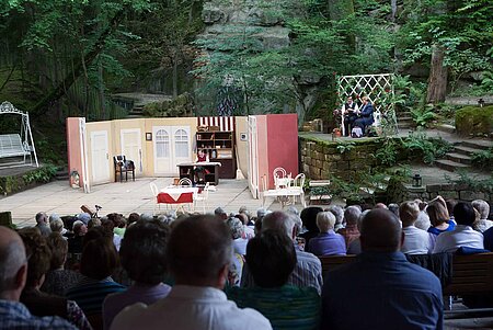 Naturbühne Trebgast bei Bayreuth - Blick auf die Naturbühne