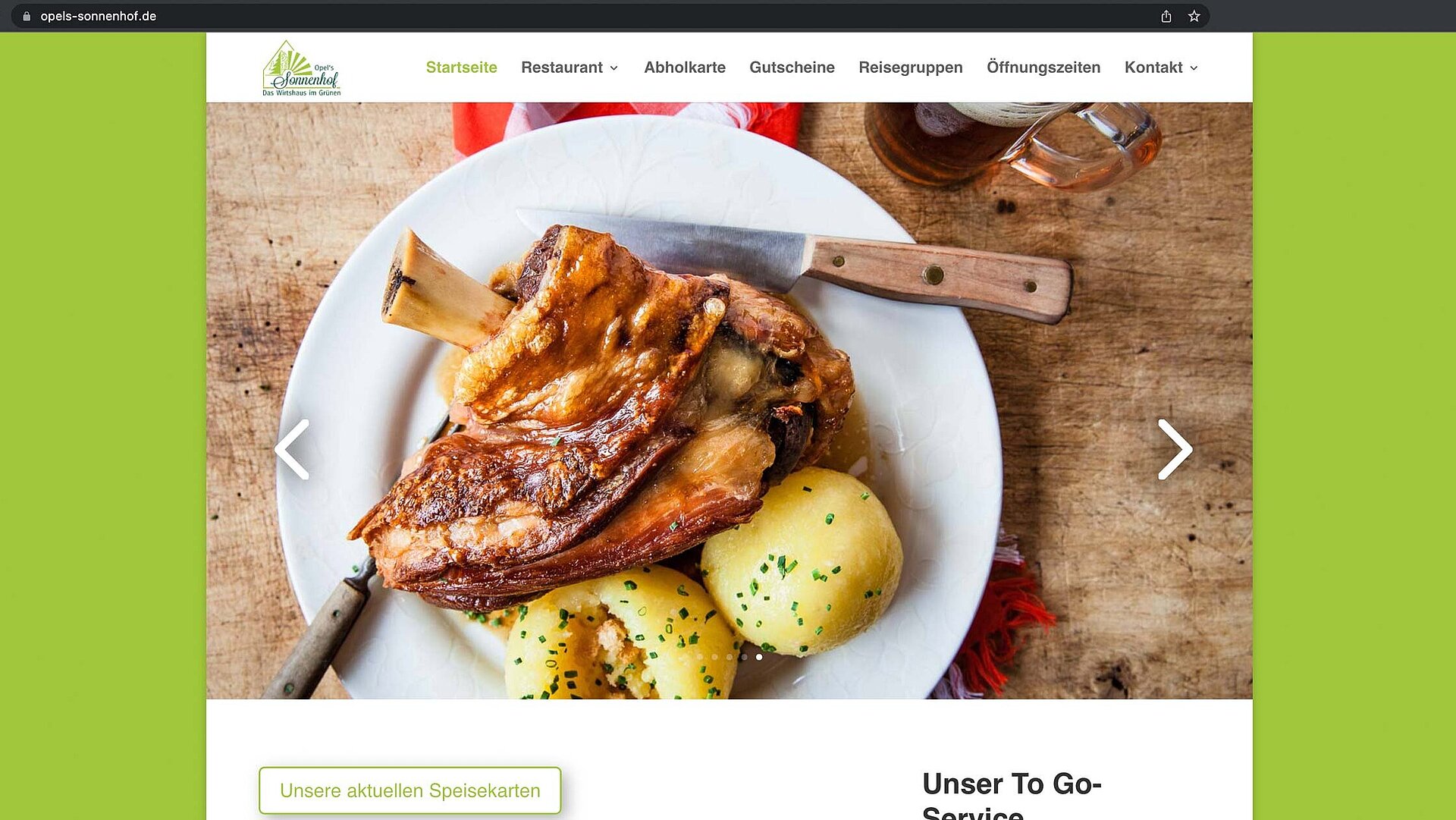 Homepage Opels Sonnenhof