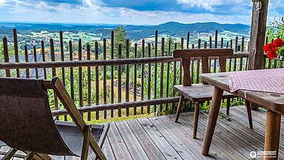 Wellnesshotel Hüttenhof Wellnesshotel Hüttenhof - Blick über den Bayerischen Wald