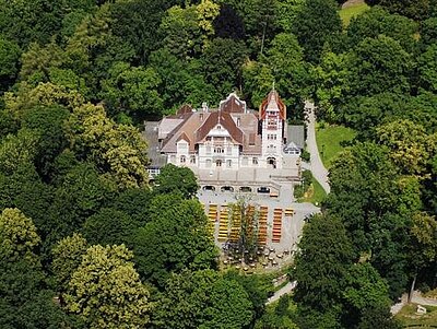 Haus Theresienstein in Hof Haus Theresienstein in Hof - Luftaufnahme Haus Theresienstein