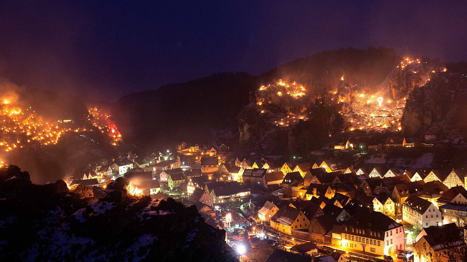 Lichterfeste in der Fränkischen Schweiz - Pottenstein