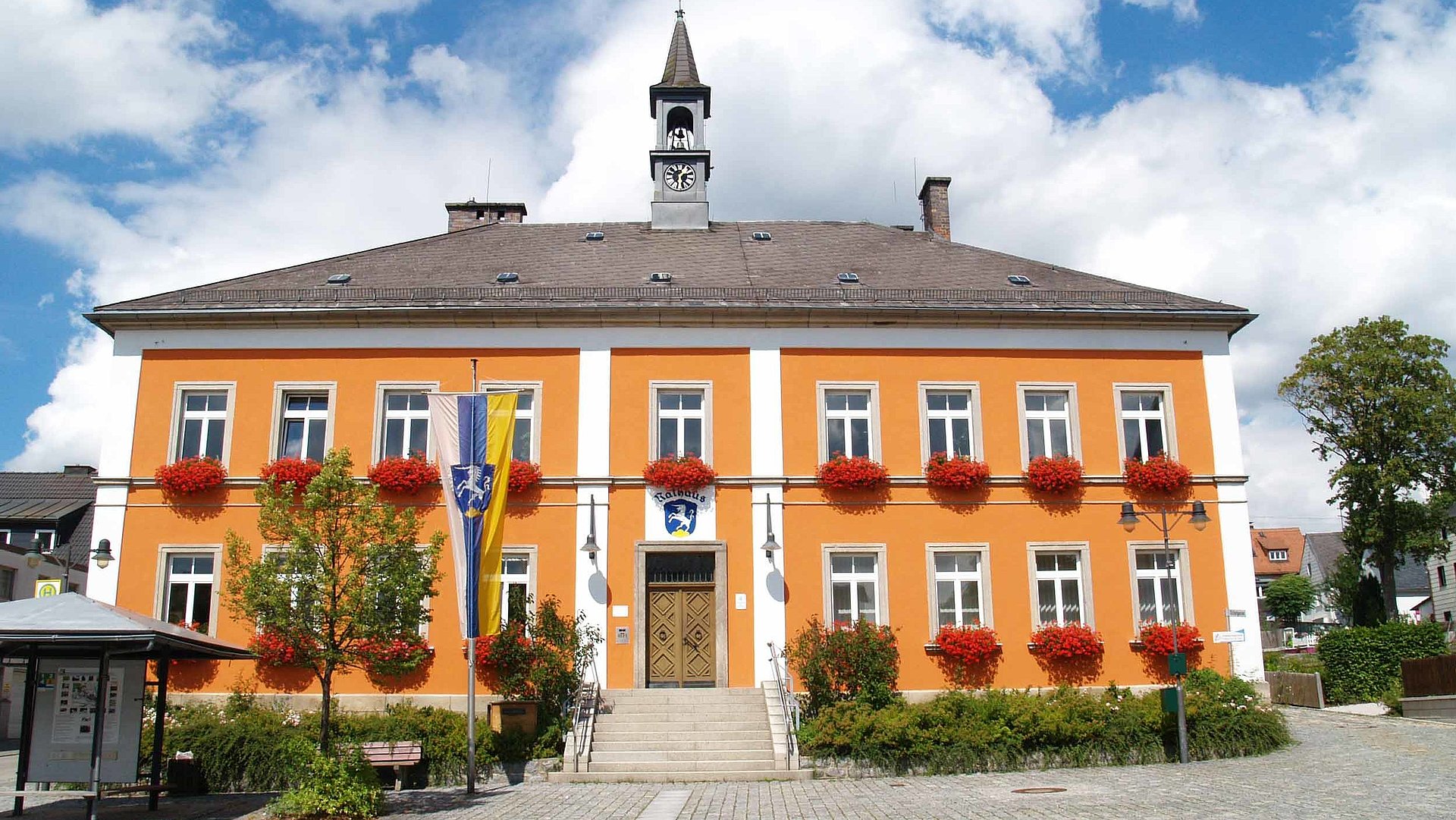 Rathaus in Röslau im Fichtelgebirge