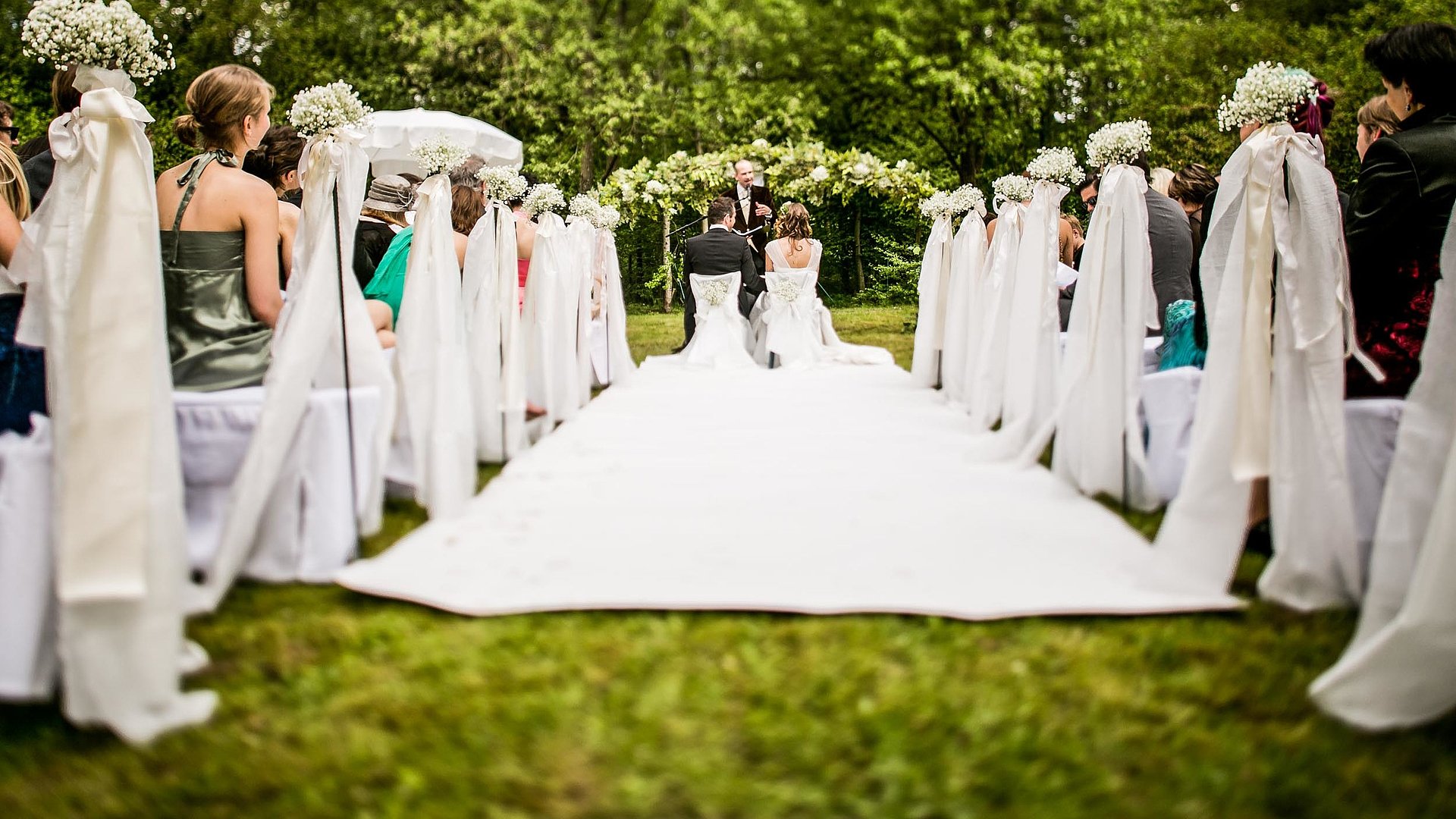 Heiraten im Frankenwald - Hochzeit im Freien