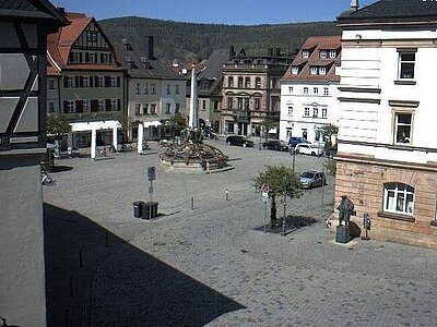 Webcam Kulmbach Webcam Kulmbach - Blick auf den Markplatz im Frühling