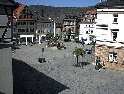 Webcam Kulmbach Webcam Kulmbach - Blick auf den Markplatz im Frühling