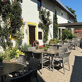 Ihr Lieblingsplatz im Freien – Der Biergarten des Landgasthofs Krug