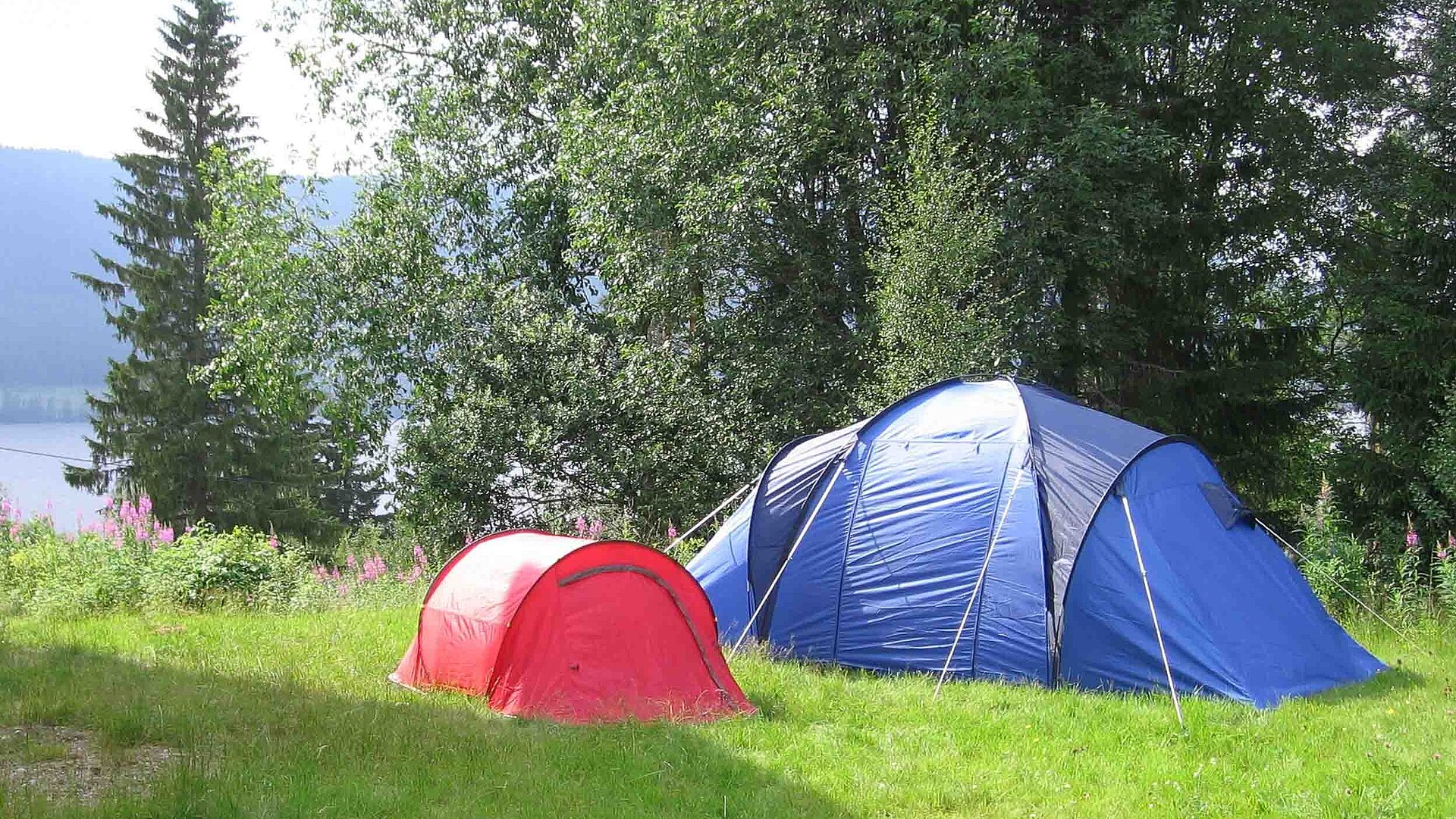 Camping im Fichtelgebirge - Zelte