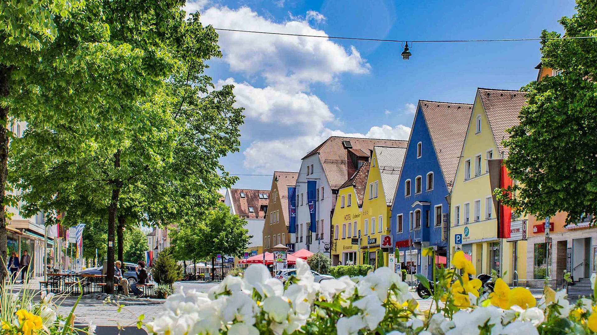 Obere-Marktstraße in Neumarkt im Oberpfälzer Wald