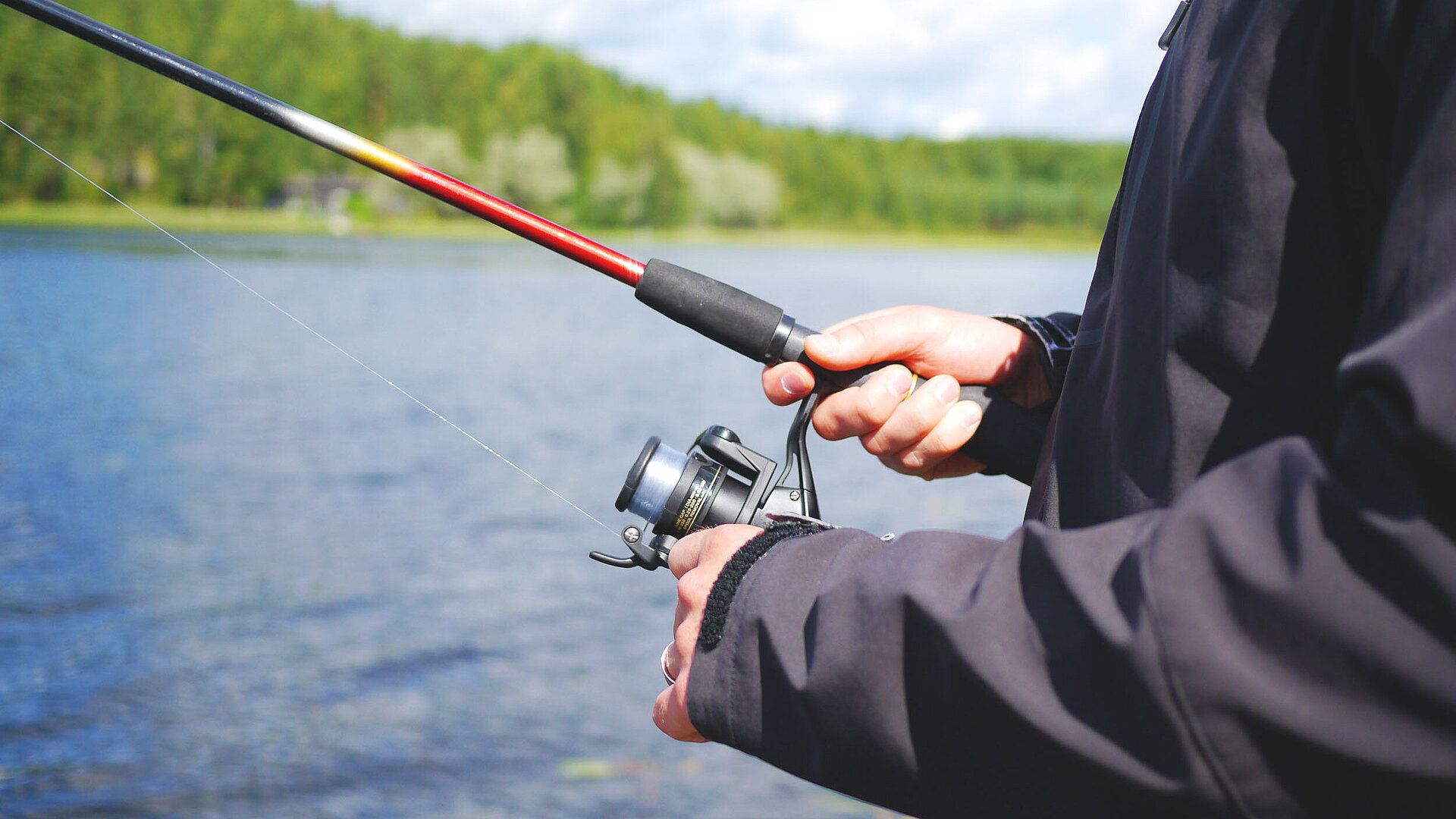 Angeln in Ingolstadt - Angler am See