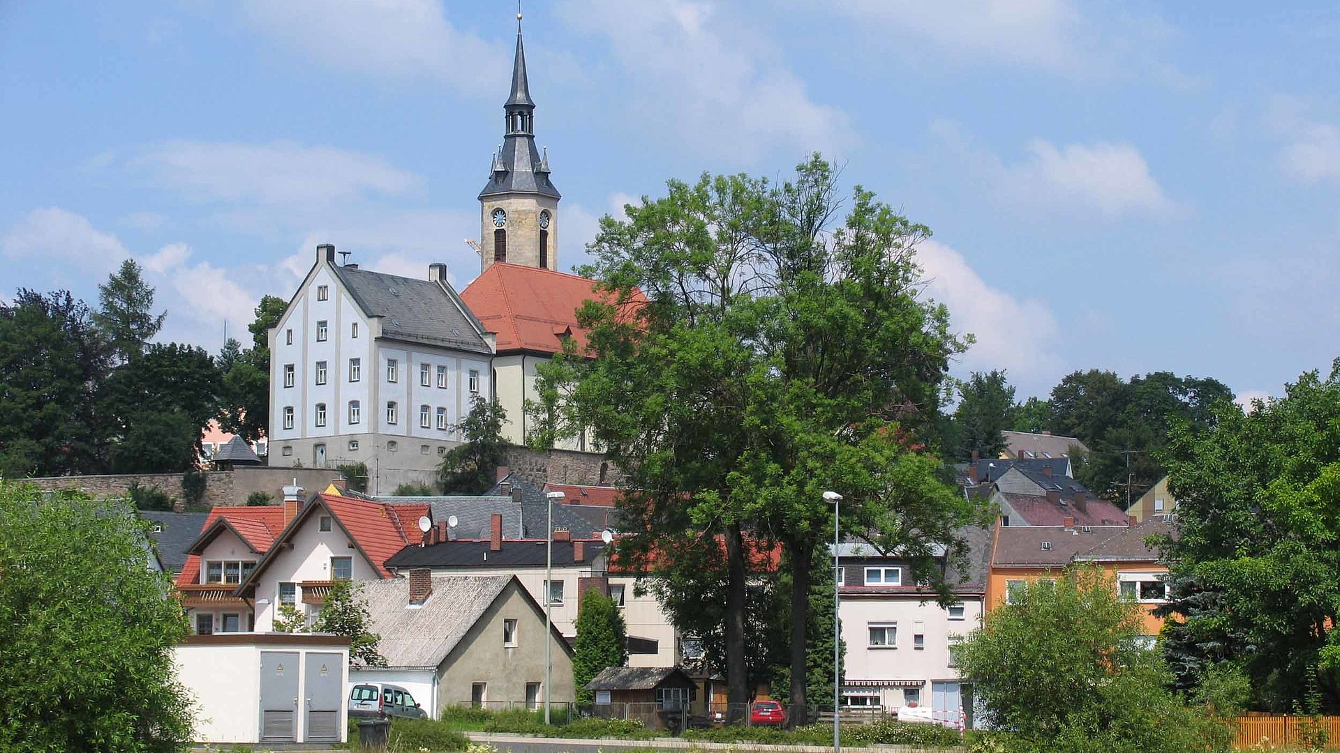 Evangelische Kirche in Arzberg im Fichtelgebirge