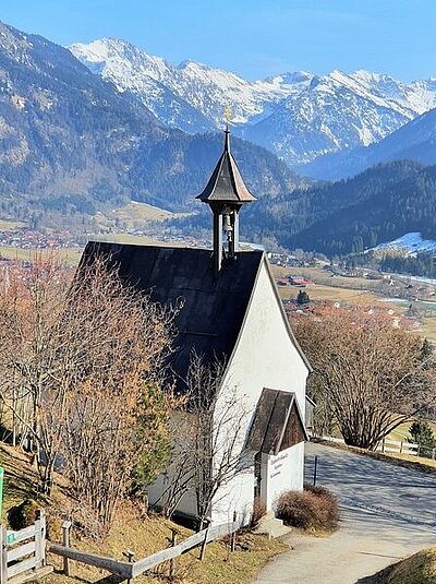 Sylvesterkapelle Gailenberg in Bad Hindelang Sylvesterkapelle Gailenberg in Bad Hindelang - Aussenansicht