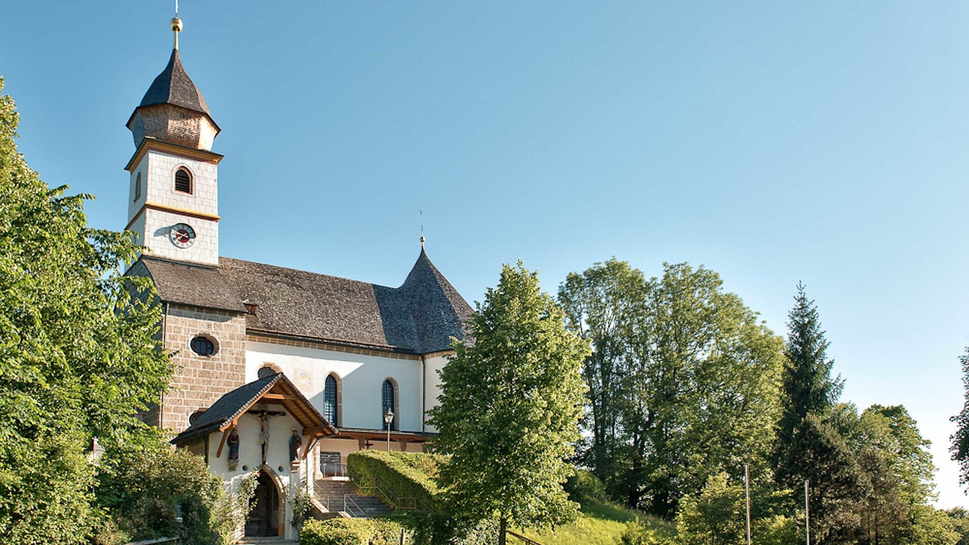 Maria Eck Kirche in Siegsdorf in der Region Chiemsee