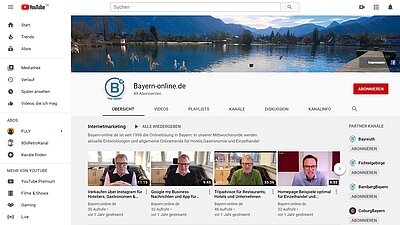 Schauen Sie sich doch mal den Bayern Online Youtube Kanal an! Schauen Sie sich doch mal den Bayern Online Youtube Kanal an!