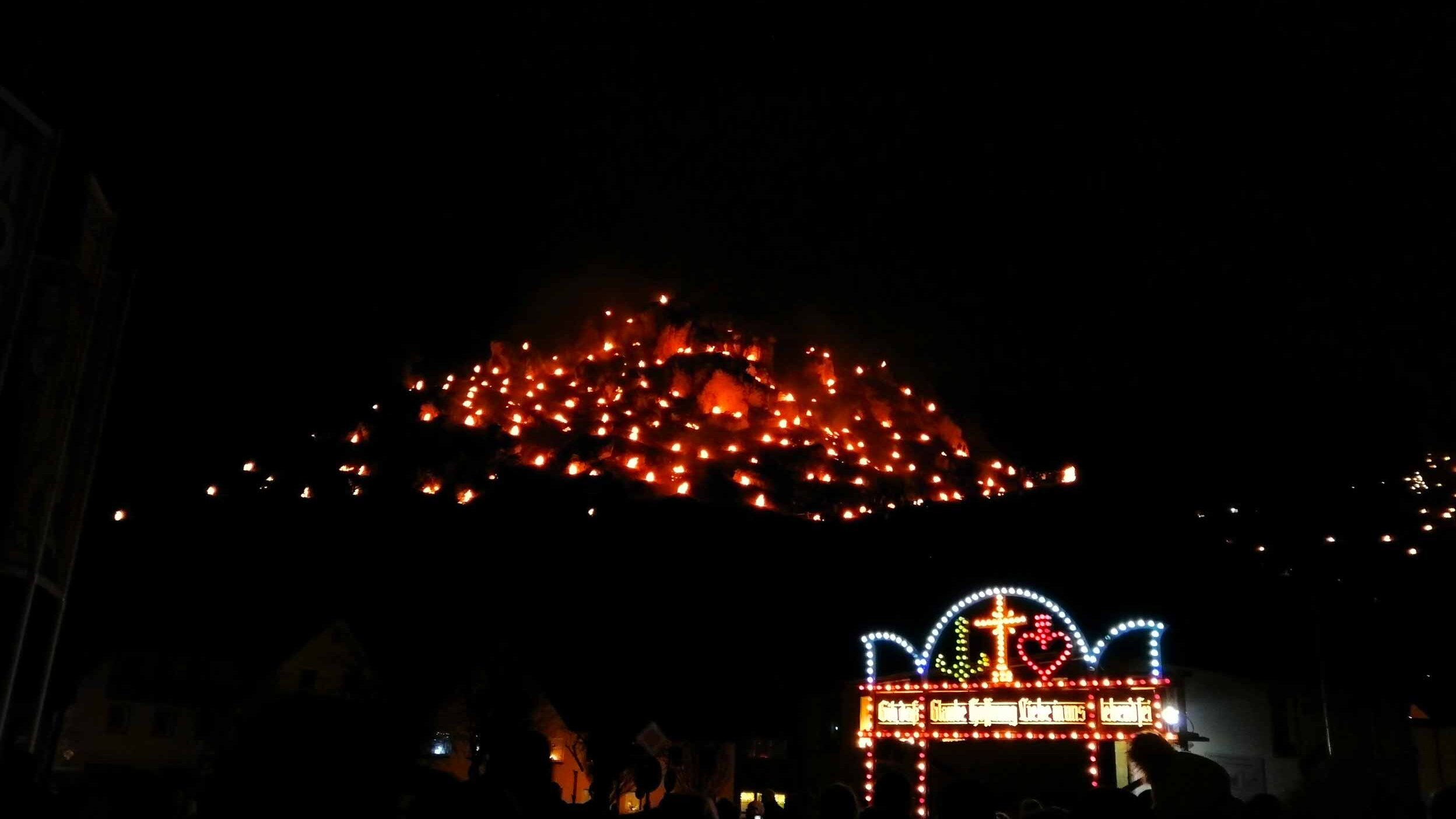 Die Berge brennen