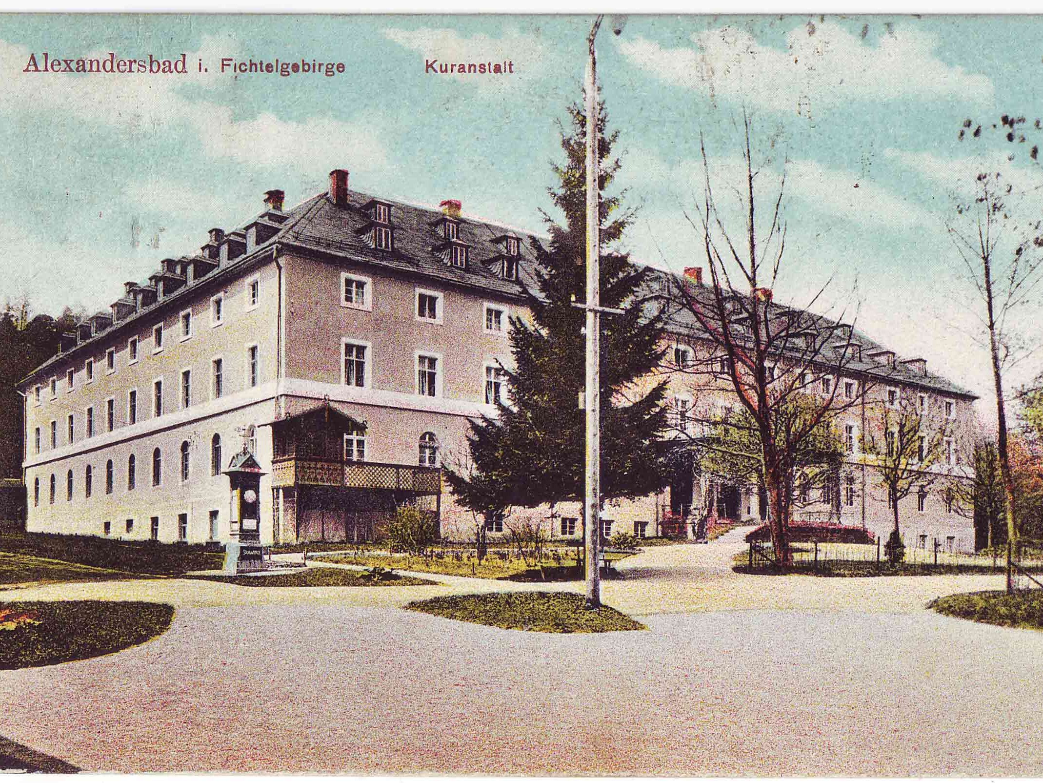 Ein Blick in die Geschichte von Bad Alexandersbad - Historische Ansicht Altes Badehaus