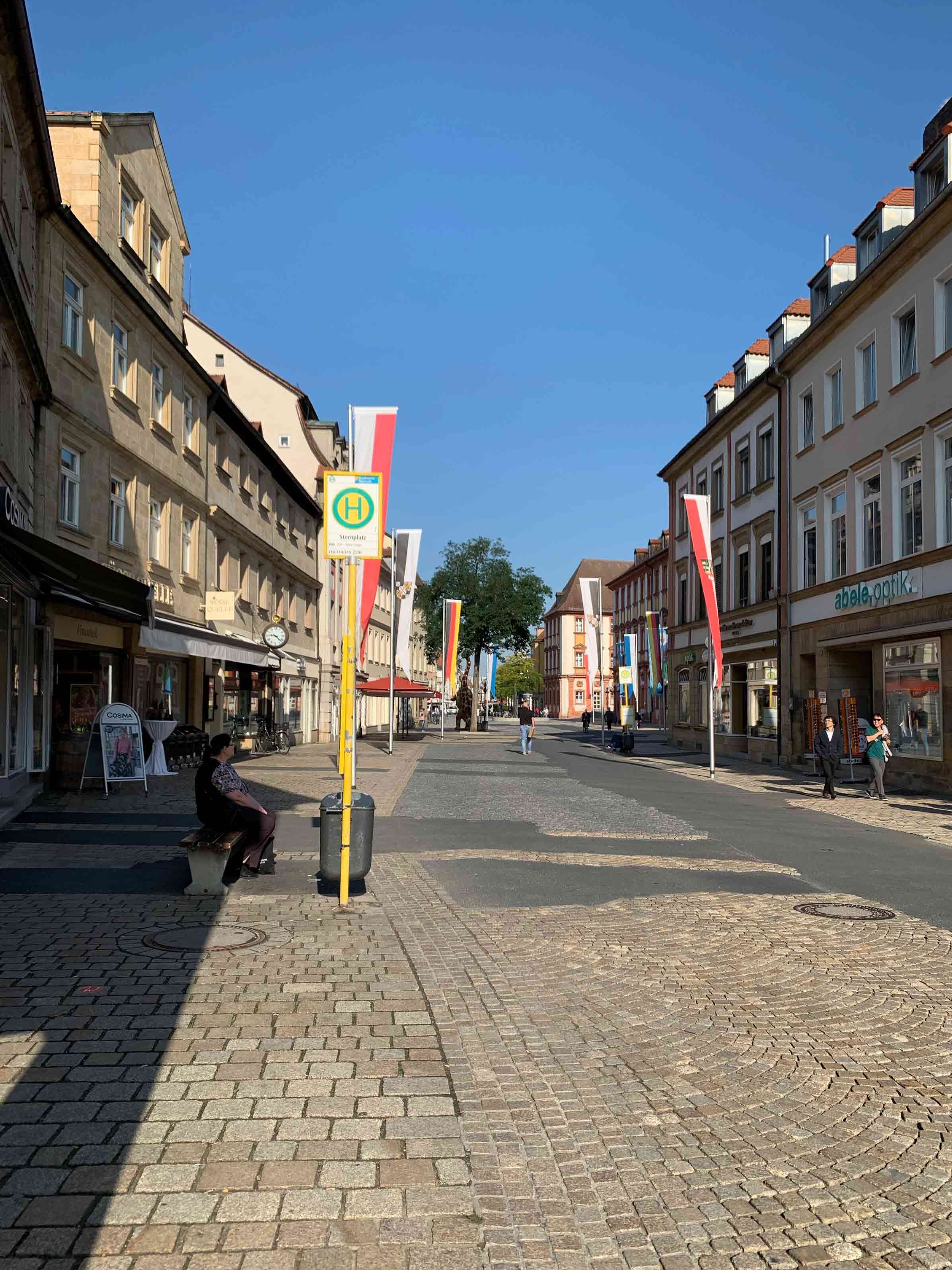 Maximiliansstraße - der Markplatz Bayreuths