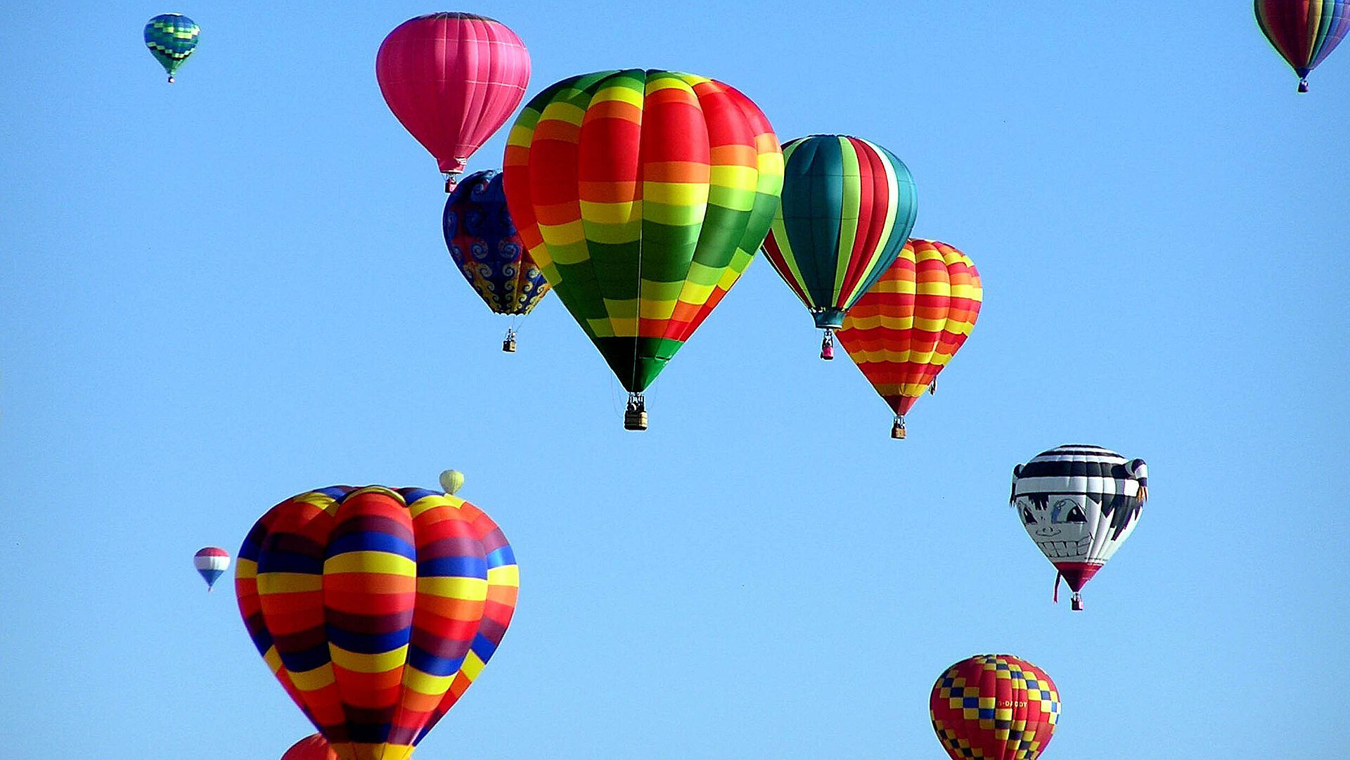 Ballonfahren am Chiemsee und im Chiemgau - Ballons in der Luft