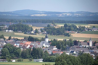 Ortsansicht von Thiersheim im Fichtelgebirge
