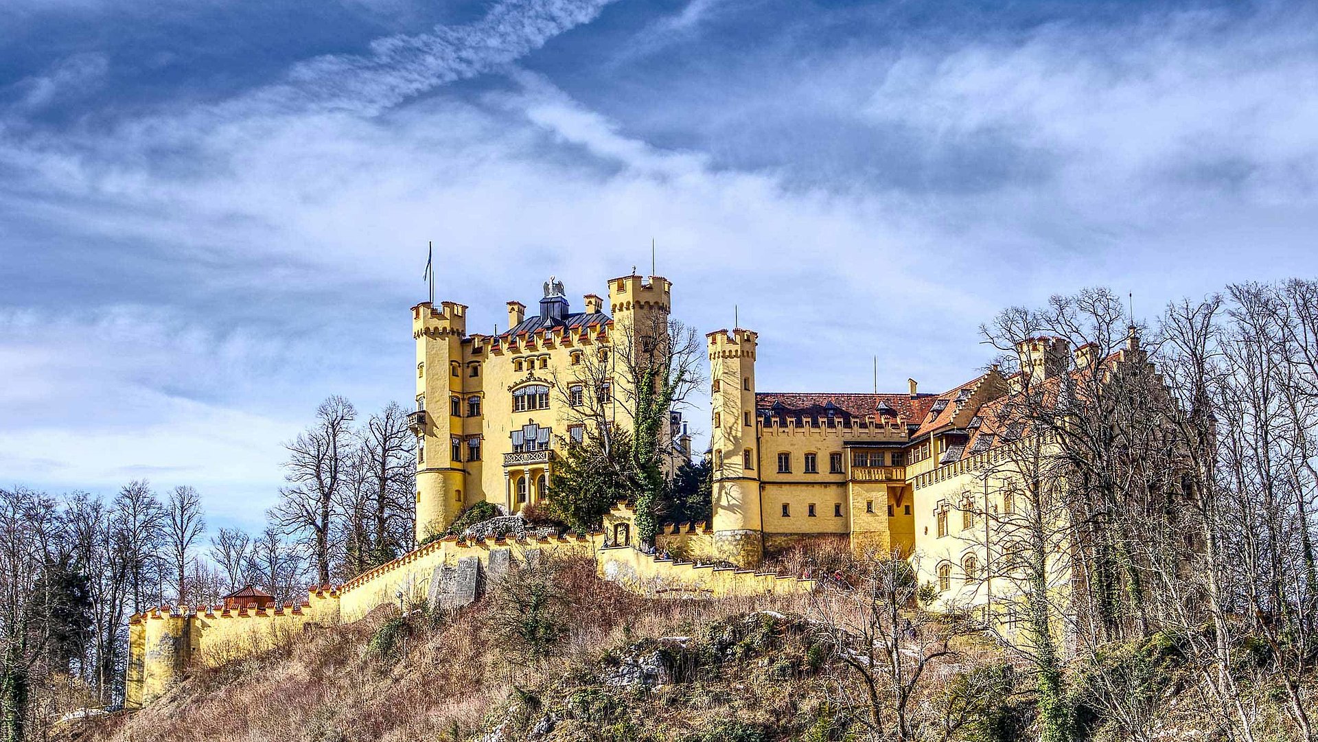 Schloss Hohenschwangau in Schwangau im Ostallgäu