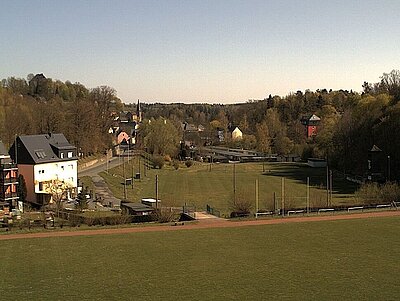 Webcam Hirschberg a.d. Saale Webcam Hirschberg a.d. Saale - Blick auf die Sportanlagen