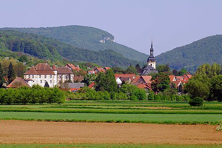 Gesamtansicht von Pretzfeld in der Fränkischen Schweiz
