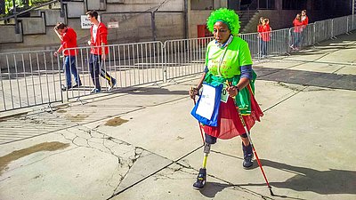 Asha Noppeney beim München Marathon Asha Noppeney beim München Marathon