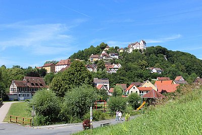 Egloffstein in der Fränkischen Schweiz mit Hotels, Ferienwohnungen und Pensionen.