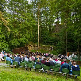 Die Romantikbühne am Schlossberg von Bad Berneck