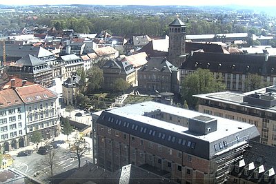 Webcam Bayreuth - Blick zum Luitpoldpaltz