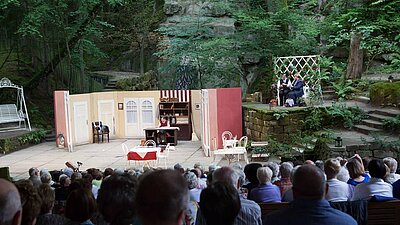 Natürbühne Trebgast Natürbühne Trebgast - Blick auf die Bühne