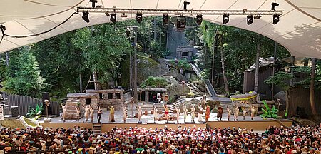Luisenburg-Festspiele Wunsiedel bei Bayreuth - Blick auf die Bühne