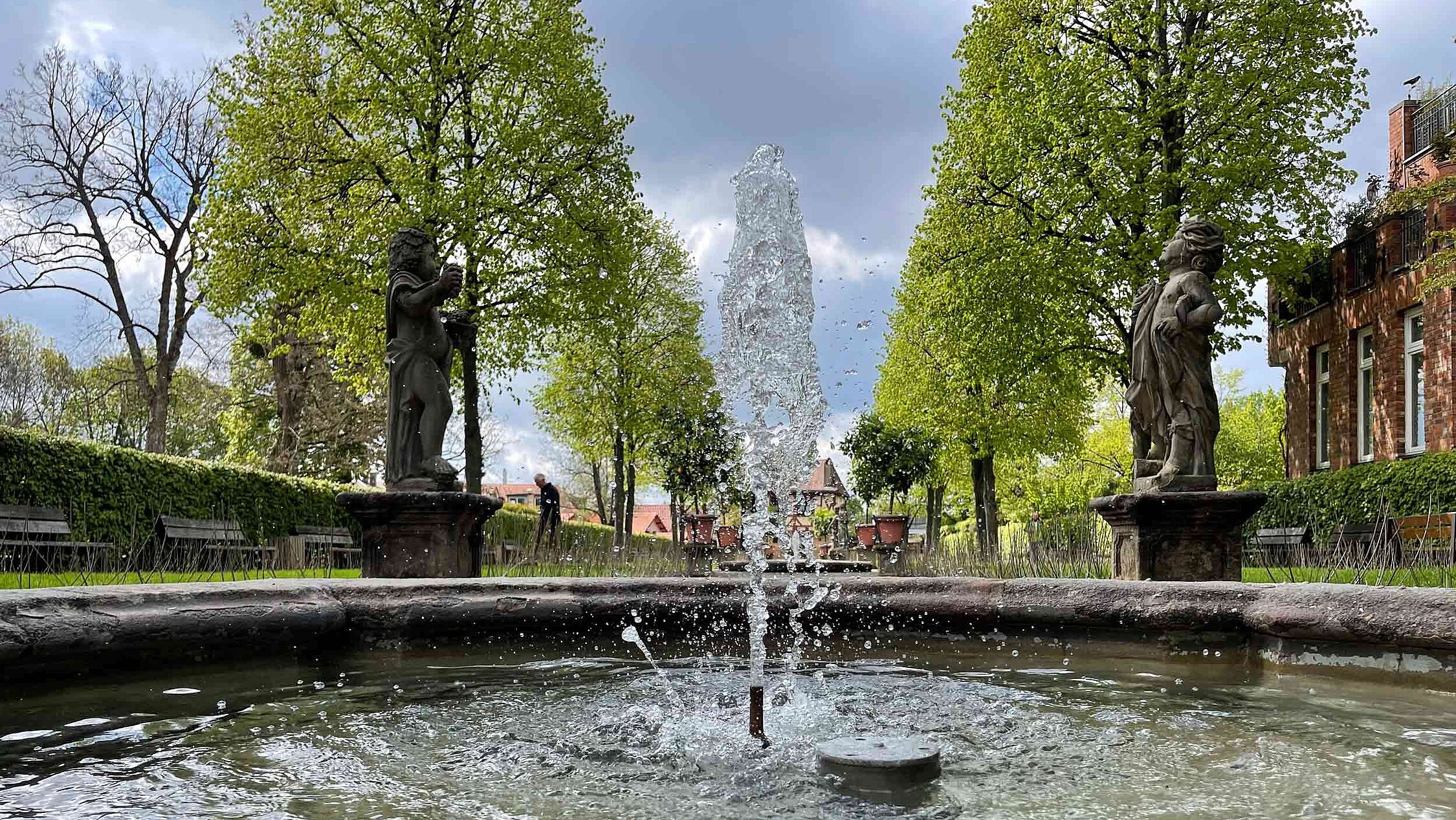 Die Hesperidengärten idyllische Barockgärten in Nürnberg Bayern