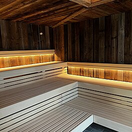 Eindrücke aus den Saunen der Therme - Finnische Sauna