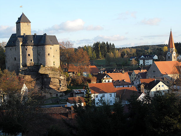 Falkenberg im Fichtelgebirge mit seiner Burg