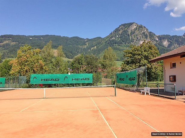Tennis in Bad Hindelang im Allgäu