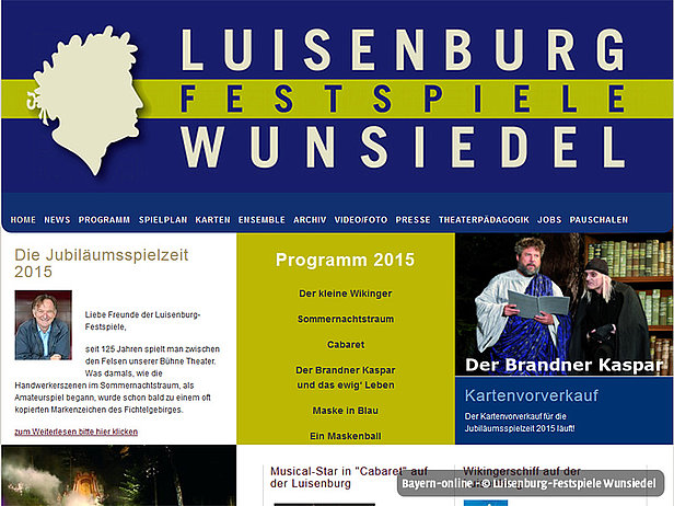 Luisenburg Festspiele in Wunsiedel im Fichtelgebirge