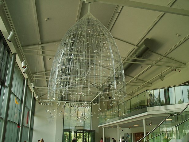 Kronleuchter im Glasmuseum Coburg
