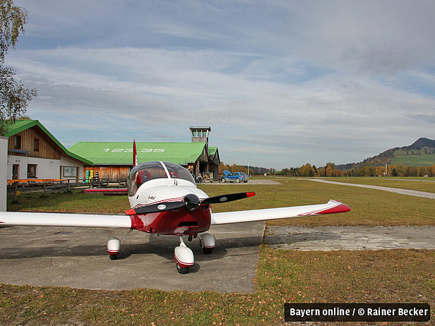 Segelflugplatz Agathazell bei Burgberg im Oberallgäu