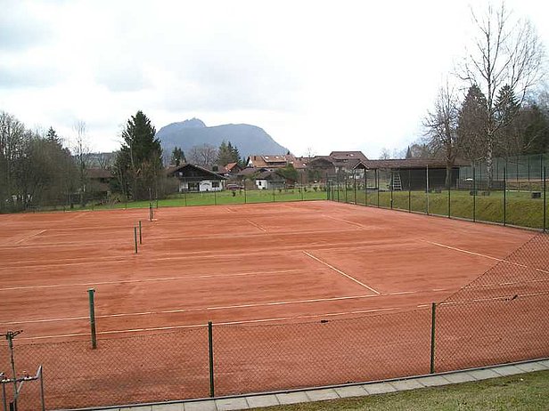 Tennisspielen in Oberstdorf im Allgäu