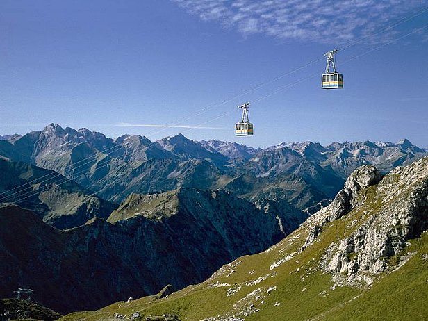 Bergbahnen in Oberstdorf im Allgäu
