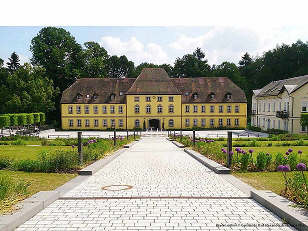 Schloss Bad Alexandersbad im Fichtelgebirge