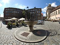 Der Gänsemännchenbrunnen in Nürnberg